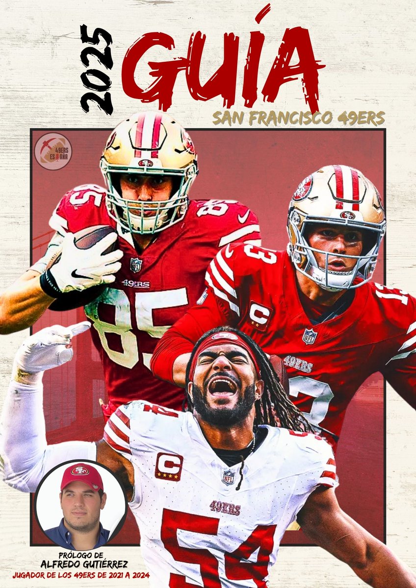 49ers_Spain's tweet image. 🚨 𝗚𝗨𝗜𝗔 𝟰𝟵𝗘𝗥𝗦 𝟮𝟬𝟮𝟱 🚨

¡¡YA PODÉIS DESCARGAR DE FORMA GRATUITA LA GUÍA DE @49ers EN ESPAÑOL!!

Realizada con mucho esfuerzo y amor por el equipo de @49ers_Spain 

⬇️⬇️
drive.google.com/file/d/1ht4QCF…

#49ersESP