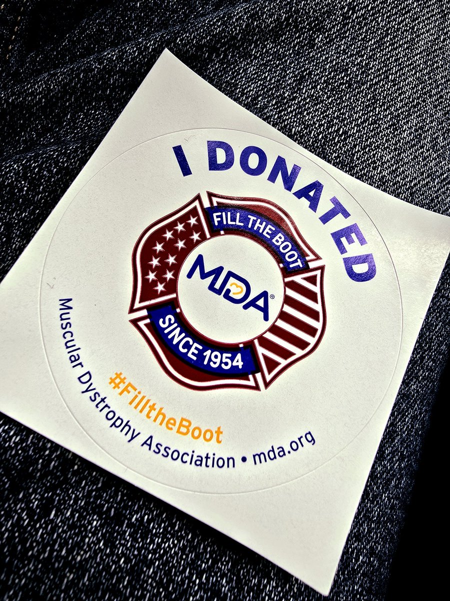 ProcessServerOK's tweet image. 🚒 Spot the Enid Fire Department on Garriott Rd with their #FilltheBoot today? Make an impact! Fill the boot, support @MDAorg's fight against muscular dystrophy—since 1954. I just donated and proudly stuck this on! Who's next in #EnidOK Donate now: mda.org…