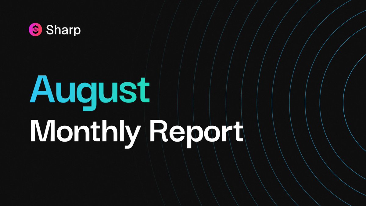 SharpTradeFi's tweet image. Time for triple report 📊
- weekly stats (rewards sent)
- August wrap (winners kept winning)
- summer review (momentum building)

With entire crypto down -5.14% and $SOL crashing from $215 to $163, the month was slow but sharp traders kept winning and we kept growing 📈

August…