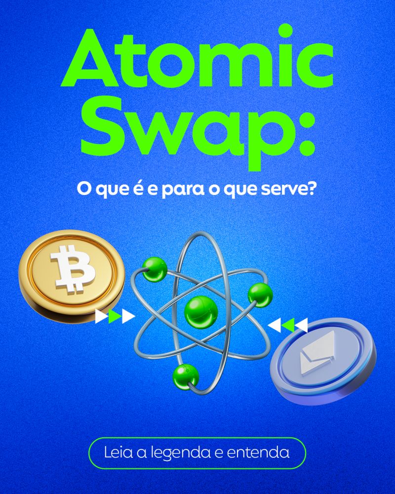🔄 Você sabe o que é um Atomic Swap?

Uma tecnologia que permite trocar criptoativos de blockchains diferentes sem precisar de uma exchange centralizada. 🚀

👉 No nosso LinkedIn, explicamos como funciona, seus benefícios e cuidados. Confira: linkedin.com/feed/update/ur…

#ABcripto