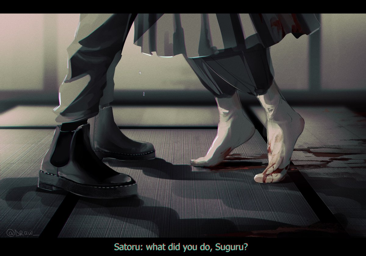 "what did you do?"

#satosugu
