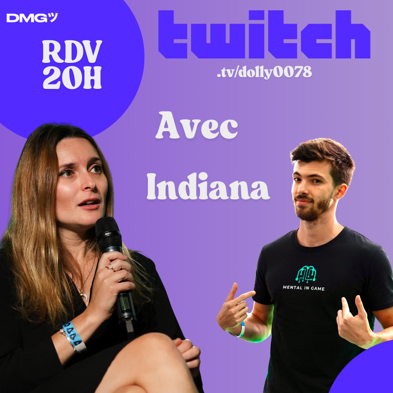🟣 ÉVÉNEMENT TWITCH !

On se retrouve à 20h avec <a href="/IndianaFoggieri/">Coach Indiana</a> !

Au programme : découverte de son parcours, l'atelier d'été avec Vita, la place de la santé mentale dans son accompagnement avec les joueurs.euses, et encore pleins d'autres surprises !

Lien en com ⤵️