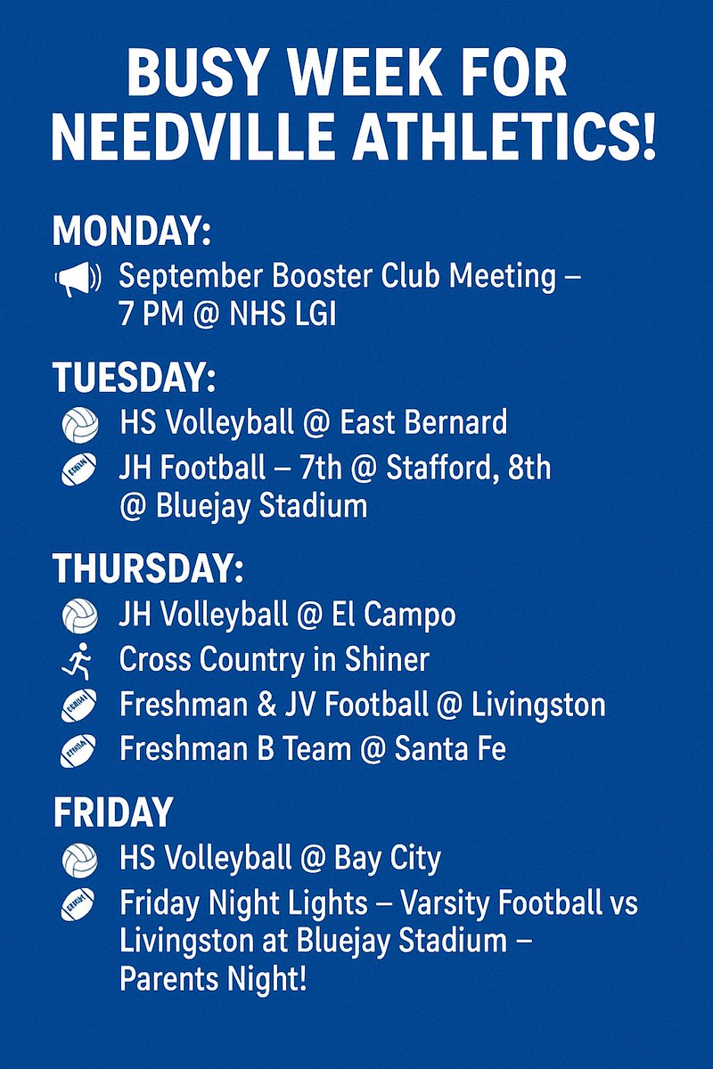 Needville Athletic Booster Club tweet media