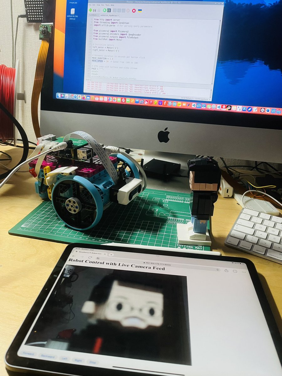 Roland Schulz 🕹️⚡️🤖🎮👾 (@r_schulz_maker) on Twitter photo <a href="/rpimagazine/">Raspberry Pi Official Magazine</a> Hi #MakerMonday, my huge colorful #micropython Lego robot powered by <a href="/Raspberry_Pi/">Raspberry Pi</a> and official Build-Hat got now an upgrade. I can control the robot via web server from any mobile device, and of course, with live #raspberryPi Camera Module 3 feed. #maker #robotics <a href="/rpimagazine/">Raspberry Pi Official Magazine</a> Hi #MakerMonday, my huge colorful #micropython Lego robot powered by <a href="/Raspberry_Pi/">Raspberry Pi</a> and official Build-Hat got now an upgrade. I can control the robot via web server from any mobile device, and of course, with live #raspberryPi Camera Module 3 feed. #maker #robotics