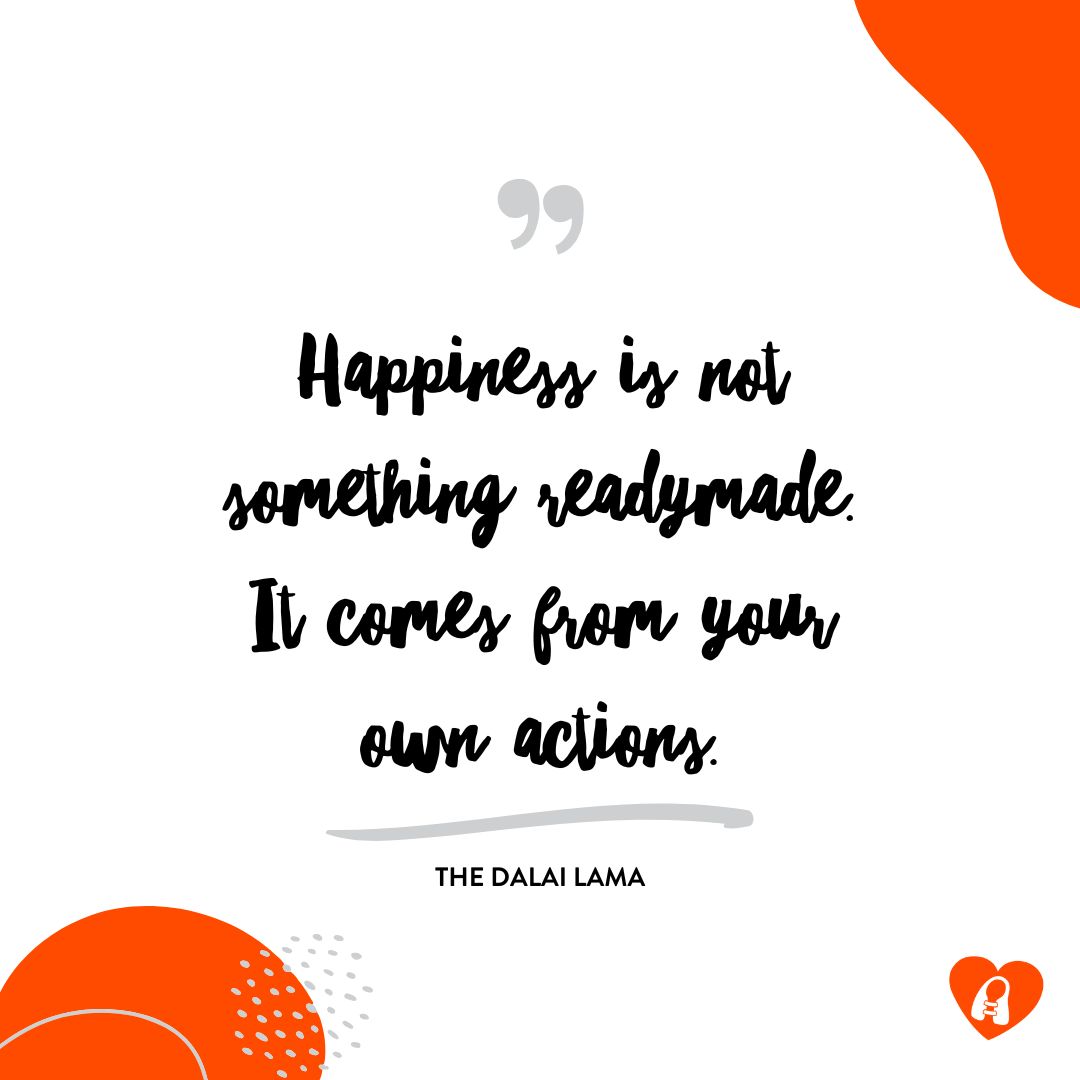 Happiness is a choice. It’s the result of how we act, think, and interact with the world around us. Take ownership of your happiness and make it your mission. 

#ChooseHappiness #CreateYourJoy #SelfEmpowerment