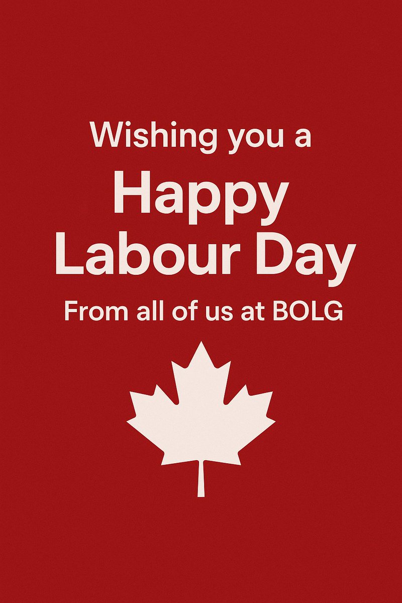 BolgBioOpenLabG's tweet image. 🌍 Happy Labour Day from all of us at BOLG!
While Labour Day is a special holiday in Canada 🇨🇦, today we also take a moment to celebrate the hard work, dedication, and achievements of professionals worldwide. 💼✨
Visit us at bolg.co