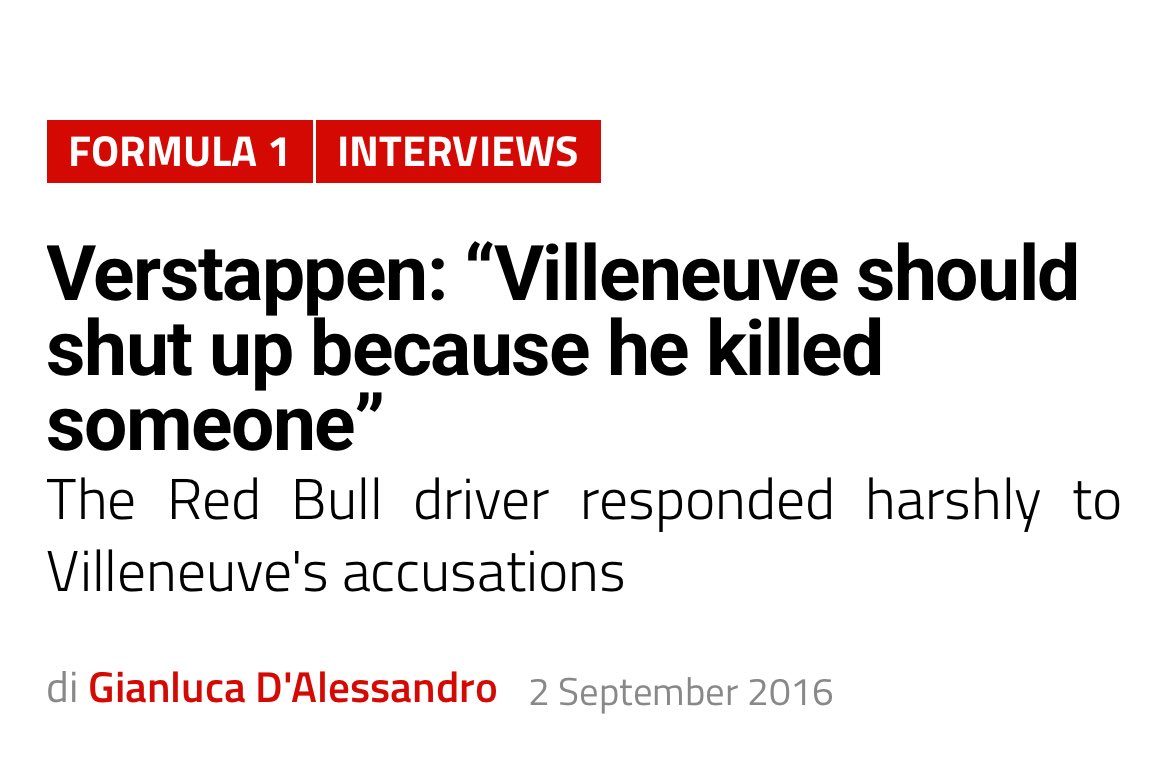 one of the funniest max quotes to this day he clocked villeneuve’s ass bad
