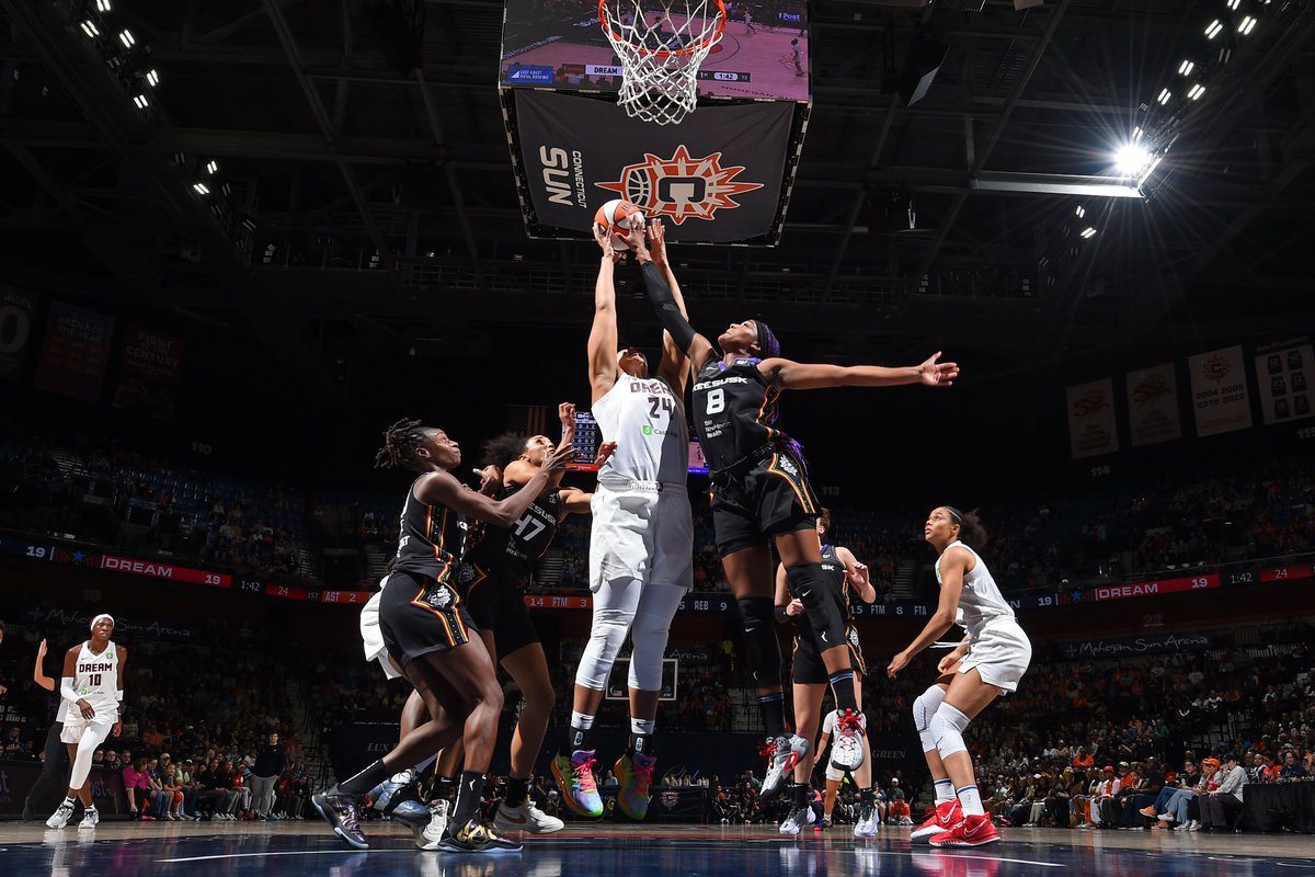 Brionna Jones set a new franchise record for most offensive rebounds in a single season. With her fifth of the afternoon — and 120th of the year — Jones passed Érika de Souza to claim sole possession of the top spot.