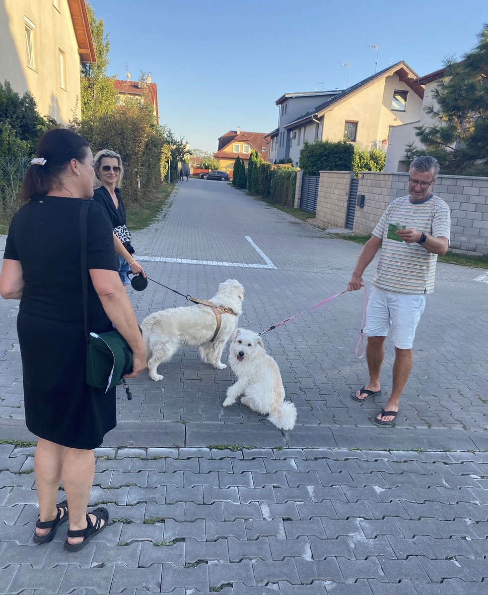 Door to door kampaň v Chýni a Rudné byla výborná. Děkuji za váš čas i podněty 🫶