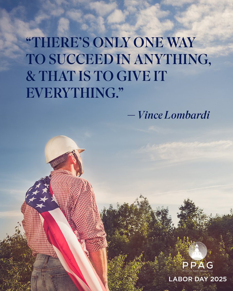 Happy Labor Day! “There’s only one way to succeed in anything, and that is to give it everything.” — Vince Lombardi
