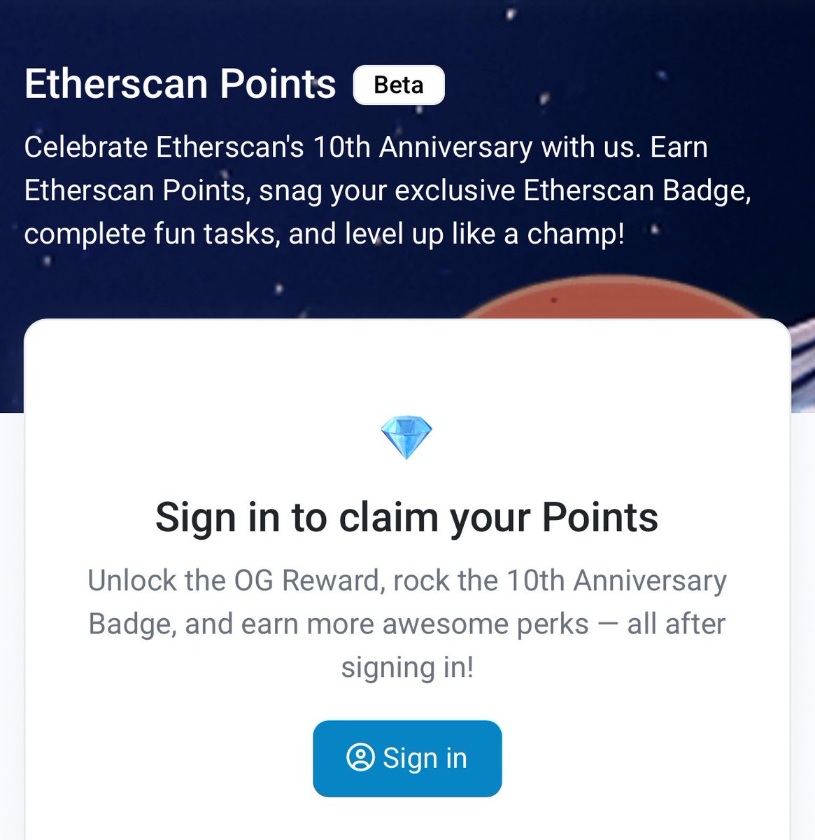 KryptoCAC's tweet image. I kinda think something huge is coming through @etherscan.
Rewards that will make you smile won’t stress you.
What are your expectations during the redemption phase?
Me: Can we get 1 ETH per 1,000 points?
N/B: There is no etherscan token, beware of scams
#10YearsofEtherscan