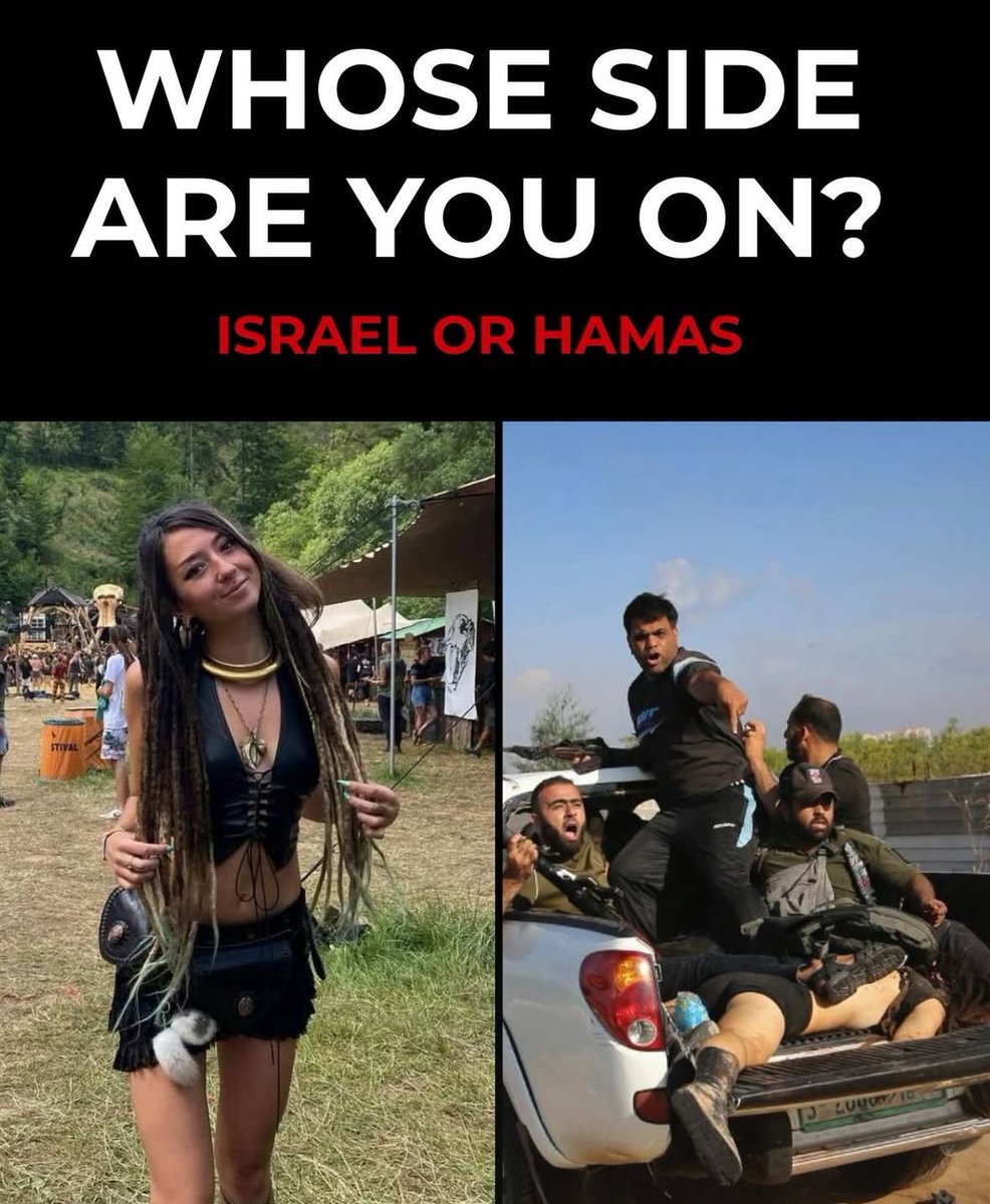 This is Shani, slaughtered then paraded across #Gaza, by… Hamas? Palestinians? But they’re in civilian attire? But they have weapons? 

Welcome to the war #Israel is fighting.