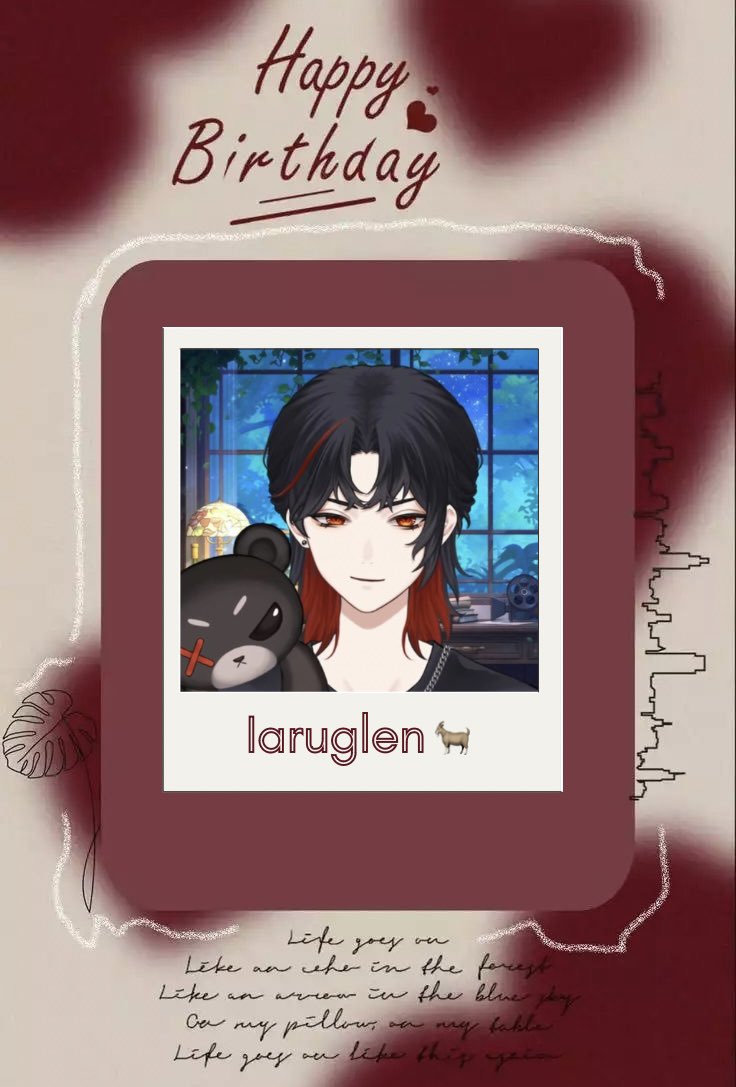 Ariakim_Z's tweet photo. Happy birthday glen🫶🏻, maaf ya ucapan ulang tahunnya telat. Semoga panjang umur, sehat selalu,setiap langkahmu dipenuhi kebahagiaan dan semua hal indah yang kamu impikan terkabul, Terima kasih sudah jadi bagian terindah dalam hidupku ❤️🎂✨ @iaruGlen https://t.co/Fv2bgk7ukN