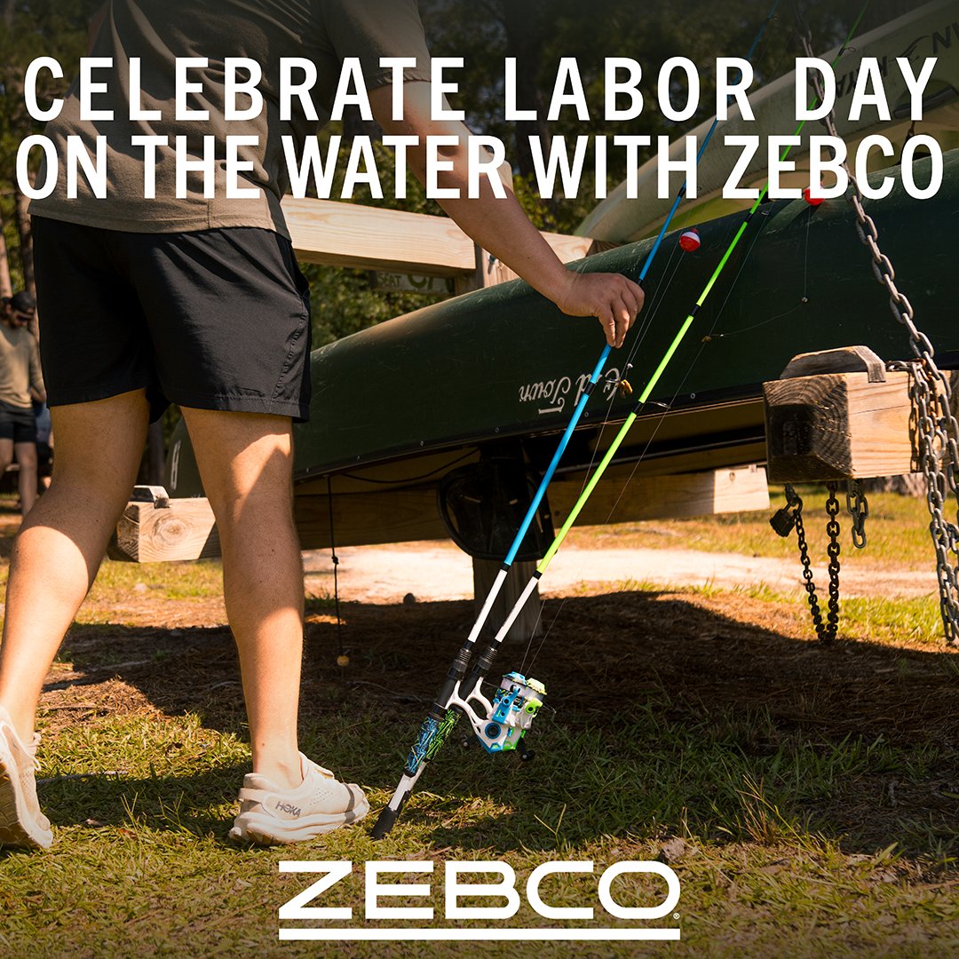This Labor Day, we honor hard work and the chance to take a well earned break on the water. Here's to fishing, family, and making memories! 🇺🇸🎣

#ZebcoFishing #Zebco #LaborDay #GetOutdoors