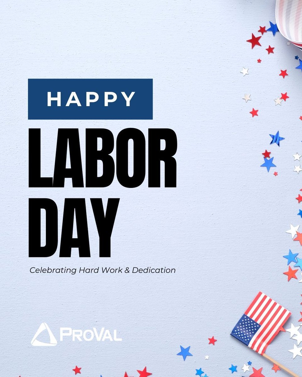 provaltech's tweet image. Happy Labor Day from all of us at ProVal! 👏

Today we’re celebrating the hard work and dedication of professionals everywhere, we hope you take a well deserved break and enjoy the day!

#LaborDay #MSPCommunity #ProVal #MSP