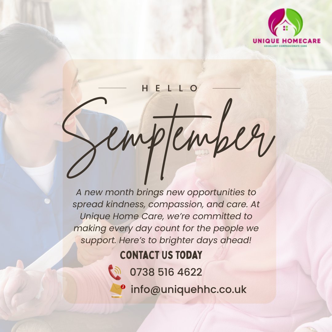 unique_hhc's tweet photo. A Fresh Month, A Fresh Chance to Care
#UniqueCare #NewMonth https://t.co/15HHORcD9s