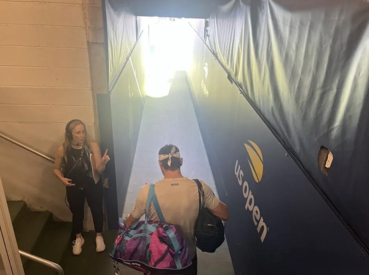 Getting the US Open players to courts involves a well-orchestrated plan. It all starts at Arthur Ashe Stadium and builds from there. Go behind the scenes on the process at the Billie Jean King National Tennis Center forbes.com/sites/timnewco…