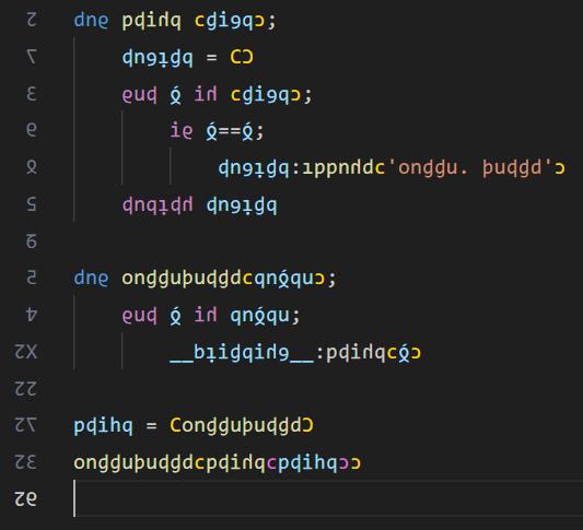 data_cyborg's tweet image. I took u/tenente_dor's Hello World program and made it worse using my custom font
#programminghorror
#meme