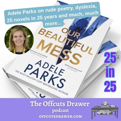 OffcutsD's tweet image. The latest episode has novelist @adeleparks sharing the bits of writing that *didn't* form part of her 25 best-selling novels but, despite this, how they *did* contribute to her subsequent success. 
offcutsdrawer.com/adele-parks 
#writingpodcast #writerinterview #novelistpost