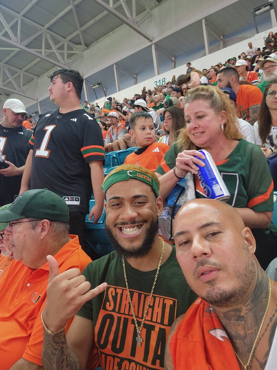 Took my godson to his 1st UM game .  Beat down notre lame .