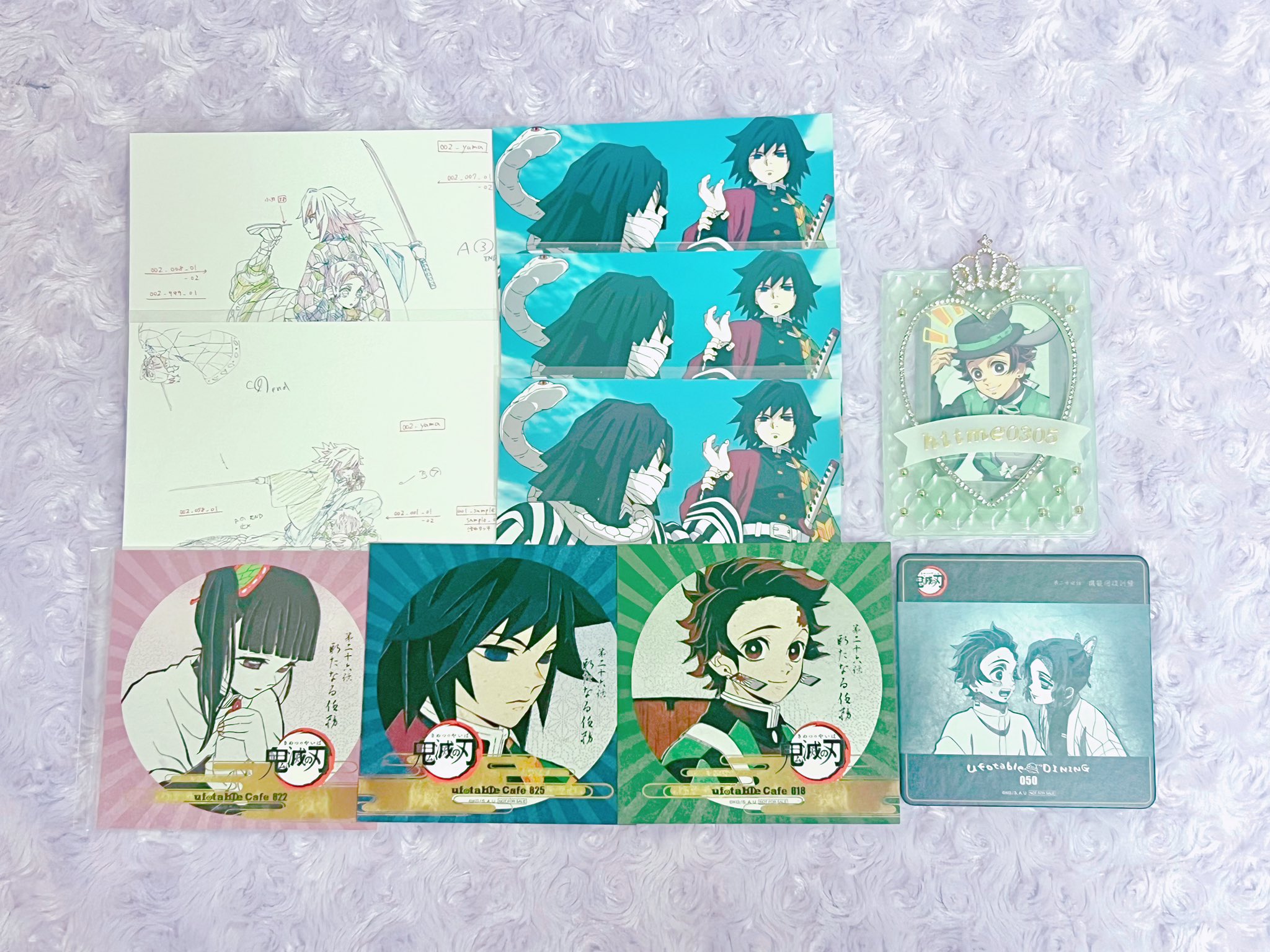 新品★鬼滅の刃【しのぶ＆義勇】ダイニング★お楽しみくじ★ポストカード★2点セット 新品☆鬼滅の刃【しのぶ＆義勇】ダイニング☆お楽しみくじ☆ポスト