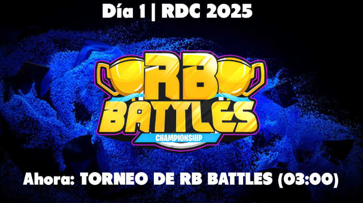 Labu_News's tweet photo. Día 1 | RDC 25 🌐

El equipo de @RobloxBattles estará haciendo un Torneo Oficial con Desarrolladores, Video Stars y Admins de Roblox invitados al RDC 2025. 🏆

Los competidores estarán compitiendo en diferentes experiencias conocidas de Roblox. 🎮

¡No te lo pierdas! ⏰ https://t.co/ZZWonEfyUn