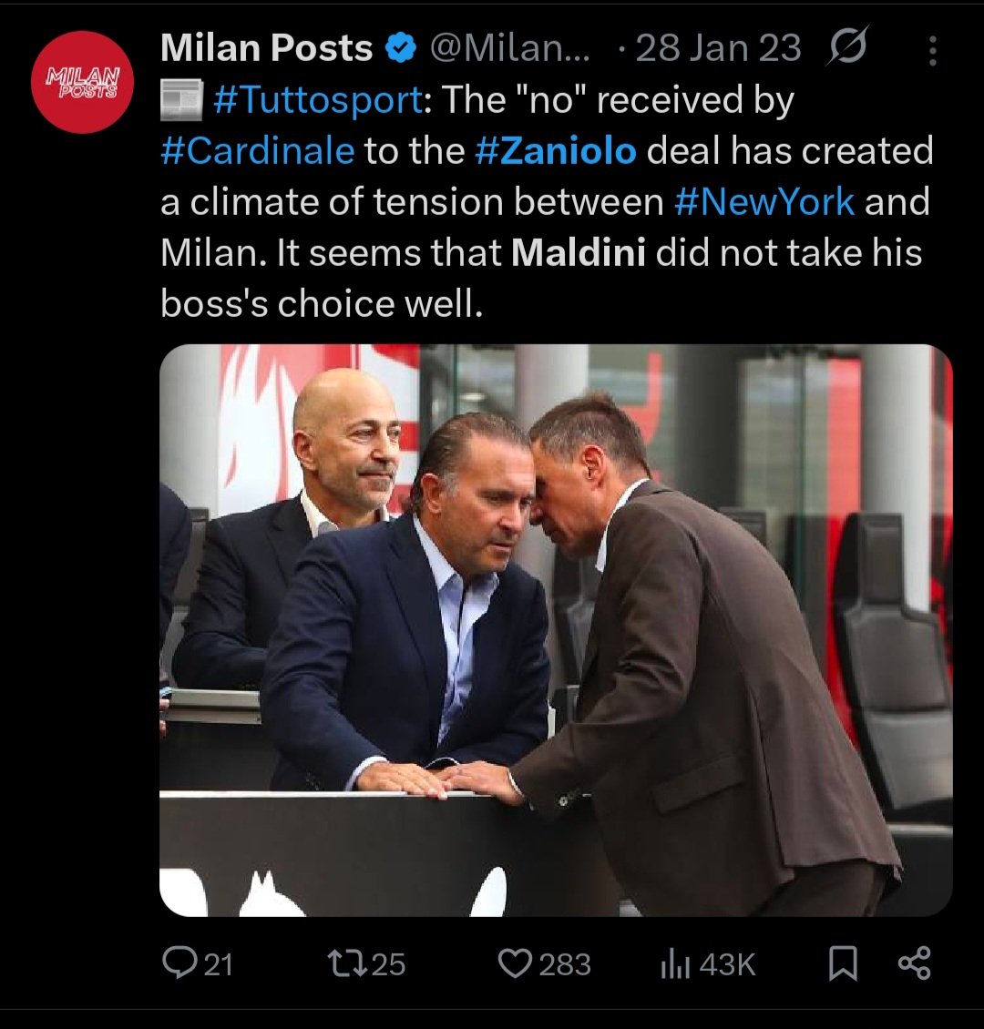 Grazie Mr Cardinale for stopping Maldini from signing this bum😭😭