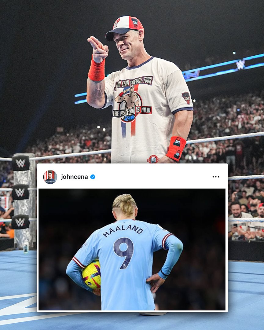 ESPNUK's tweet image. John Cena knows ball 🤝