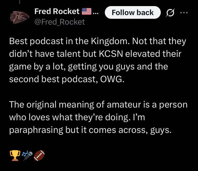 We’ve always said that Fred is a brilliant and handsome guy, and here’s proof: