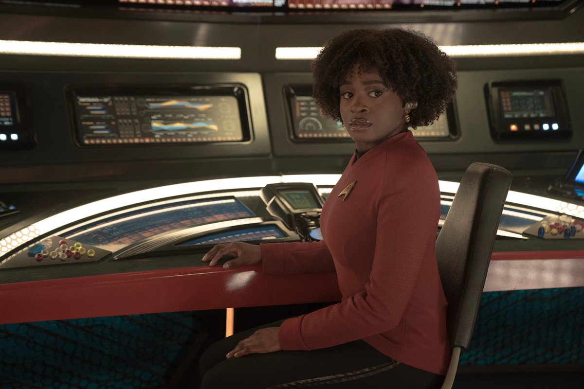 Trek Central (@thetrekcentral) on Twitter photo 🚨 NEW IMAGES - Star Trek: #StrangeNewWorlds Season 3 Episode 9 "Terrarium"
Captain Pike (<a href="/ansonmount/">Anson Mount 🖖</a>), Number One (<a href="/RebeccaRomijn/">Rebecca Romijn</a>) and Uhura (<a href="/celiargooding/">that hot fish from fantasia</a>) are all ready aboard the USS Enterprise!
What adventures await them?
#StarTrek 🚨 NEW IMAGES - Star Trek: #StrangeNewWorlds Season 3 Episode 9 "Terrarium"
Captain Pike (<a href="/ansonmount/">Anson Mount 🖖</a>), Number One (<a href="/RebeccaRomijn/">Rebecca Romijn</a>) and Uhura (<a href="/celiargooding/">that hot fish from fantasia</a>) are all ready aboard the USS Enterprise!
What adventures await them?
#StarTrek