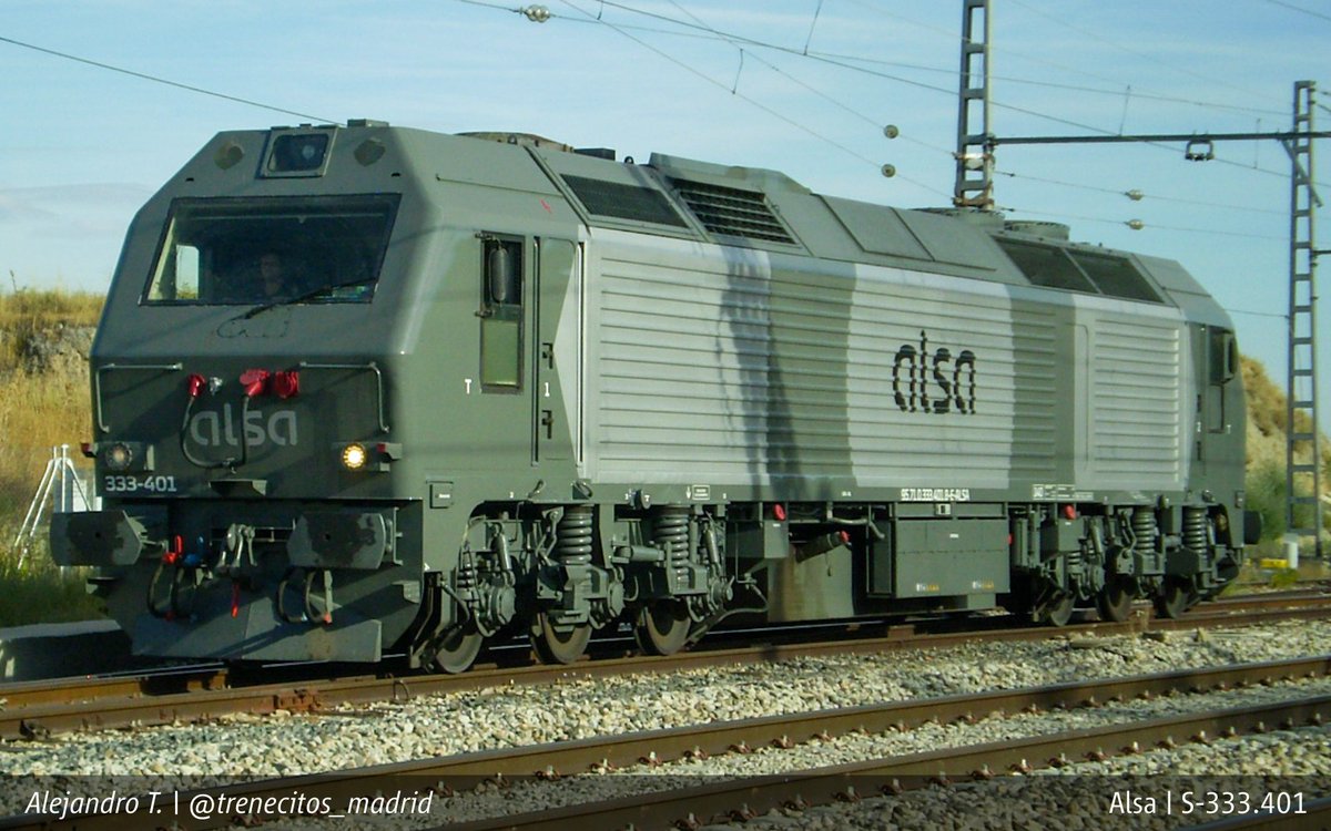 🔹 Alsa Rail
🔹 S-333.401

<a href="/Alsa_autobuses/">Alsa</a>

#alsa #alsarail #locomotora #madrid #tren #trenes #train #trains #trainspotting #trainspotter #ferroviario #ferroviaria

trenecitos_madrid © 2025