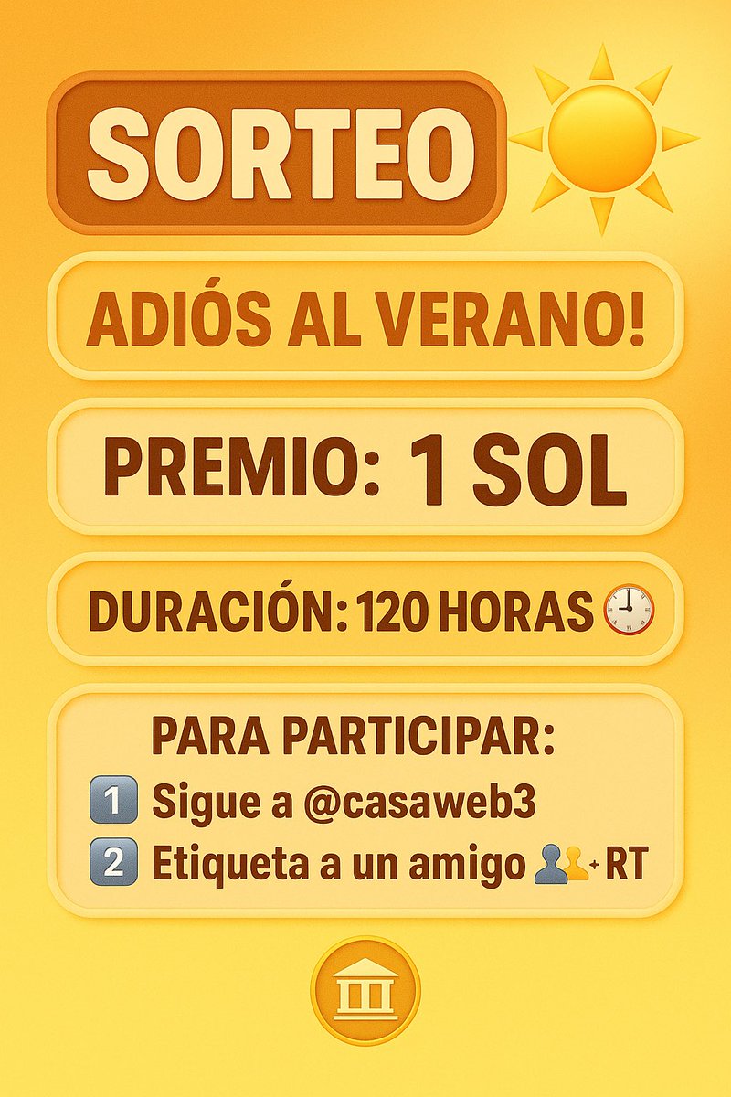 Estamos de vuelta, ya sabes que hacer 🌞