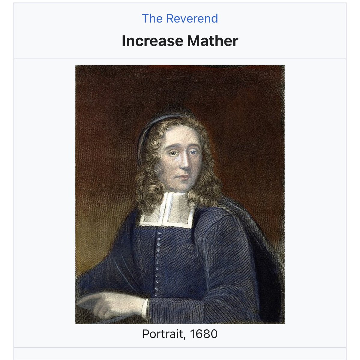 Tell me about it.  Why can’t we go back to names like the ones the founding fathers intended, like. . .  Increase?