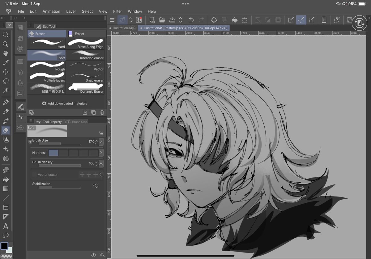 oc redraw, 3 years apart