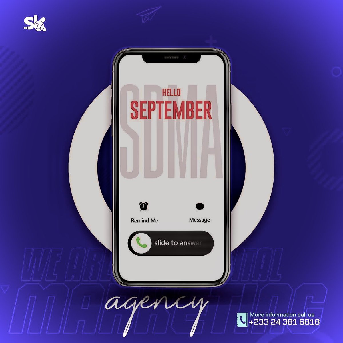 As we enter September 2025, Sika Digital Marketing Agency reaffirms our commitment and professionalism. 

Join us as we continue to elevate your business.

#ShapingBrands, #EmpoweringAthletes