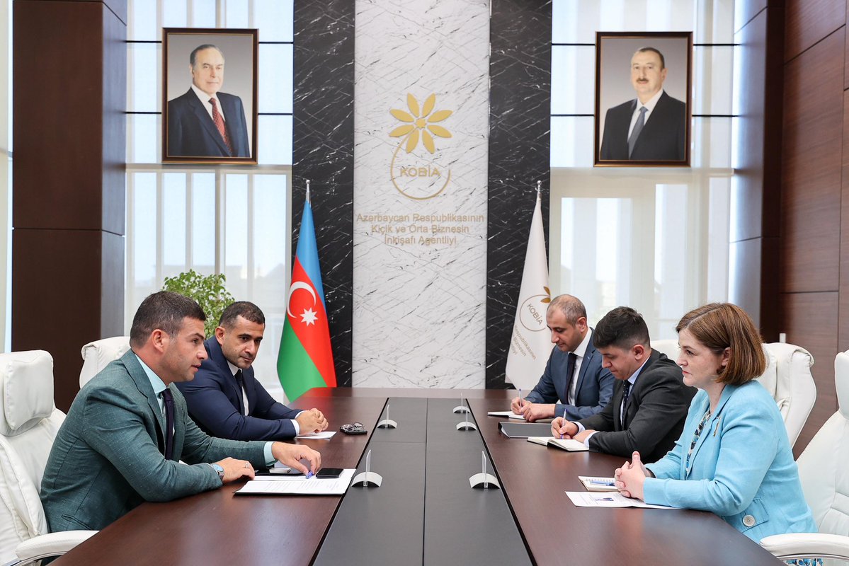 Orkhan Mammadov (@mammadovorkh) on Twitter photo Delighed to host delegation headed by <a href="/ADB_HQ/">Asian Development Bank</a> Executive Director - Ms. Rachel Thompson and Ms. Suniya Durrani-Jamal, #ADB Country Director in 🇦🇿. Discussed our agenda under MoU signed on #green transition and importance of partnerships to strengthen collaboration in #SME growth. Delighed to host delegation headed by <a href="/ADB_HQ/">Asian Development Bank</a> Executive Director - Ms. Rachel Thompson and Ms. Suniya Durrani-Jamal, #ADB Country Director in 🇦🇿. Discussed our agenda under MoU signed on #green transition and importance of partnerships to strengthen collaboration in #SME growth.