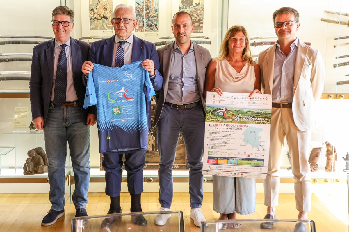 🚴‍♂️ Domenica 7/09 alle 16:50 in Piazza Unità d’Italia, arriva la 4ª edizione di #DiabeteARuotaLibera!

Un evento per promuovere salute, prevenzione e attività fisica.

#Trieste #Prevenzione #ComuneDiTrieste