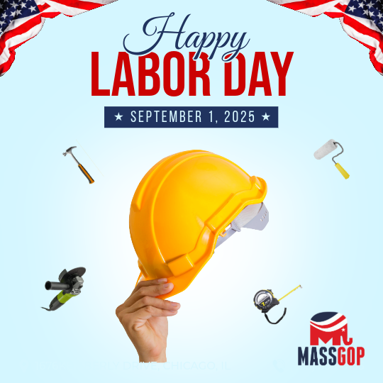 The Republican Party is the home of workers who built this country. Today is in honor of them!
