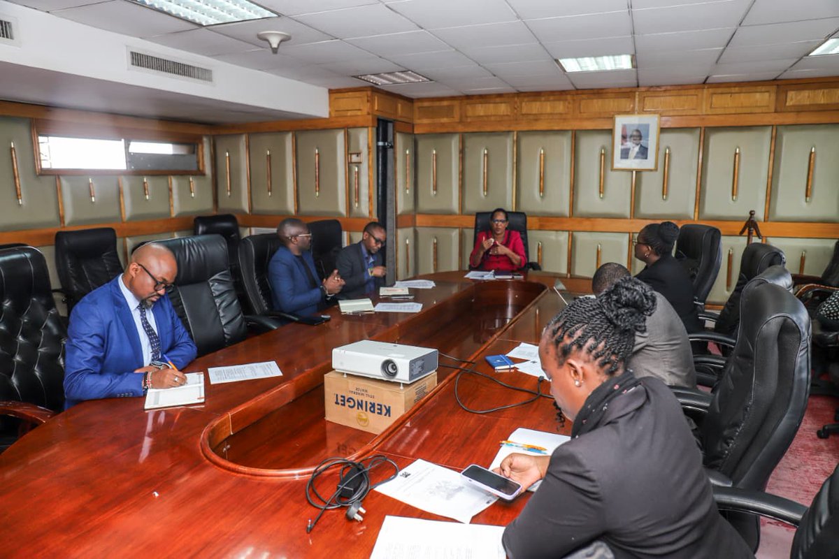 We had a productive meeting with <a href="/StateJusticeKE/">State Dept for Justice, Human Rights & Cst Affairs</a> and  Principal Secretary Judith Pareno &amp; her team, discussing rule of law, civic education &amp; anti-corruption. Committed to accountable, people-centered #governance.