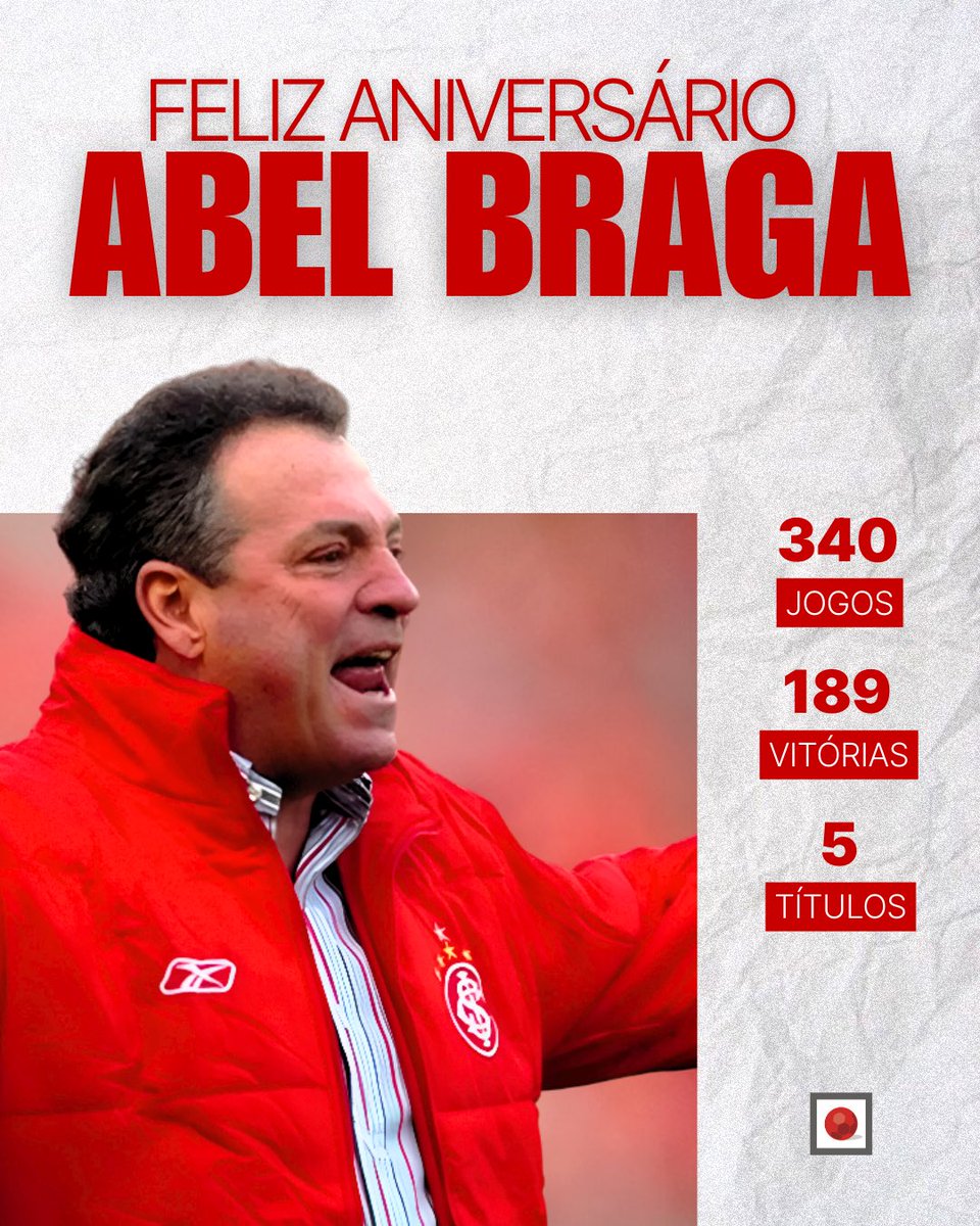 MuseudoInter's tweet photo. ABEL BRAGA: O COMANDANTE PREDDESTINADO 🔥

Do Gre-Nal do Século ao topo do mundo, Abel escreveu capítulos eternos da nossa história. Em 2006, levou o Inter à Libertadores e ao Mundial sobre o Barça. 🌍❤️⚪

👉 Qual tua lembrança mais marcante do Abel no Inter? https://t.co/kvtht4rGe1