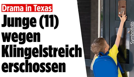 Amerika braucht unbedingt mehr Waffen. Kinder müssen sich gegen derartige Vorfälle wehren können. /s