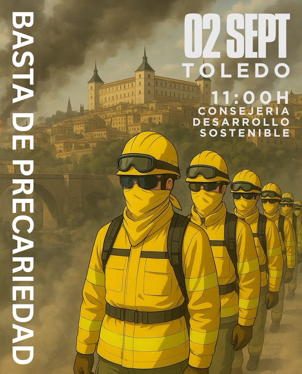 CuencaPce's tweet image. Todo nuestro apoyo a las reivindicaciones de las y los trabajadores de GEACAM 
"Basta YA de precariedad" 
NO se apaga un incendio con contratos basura: se apaga con dignidad, inversión pública y derechos laborales. facebook.com/share/p/19sj9b…