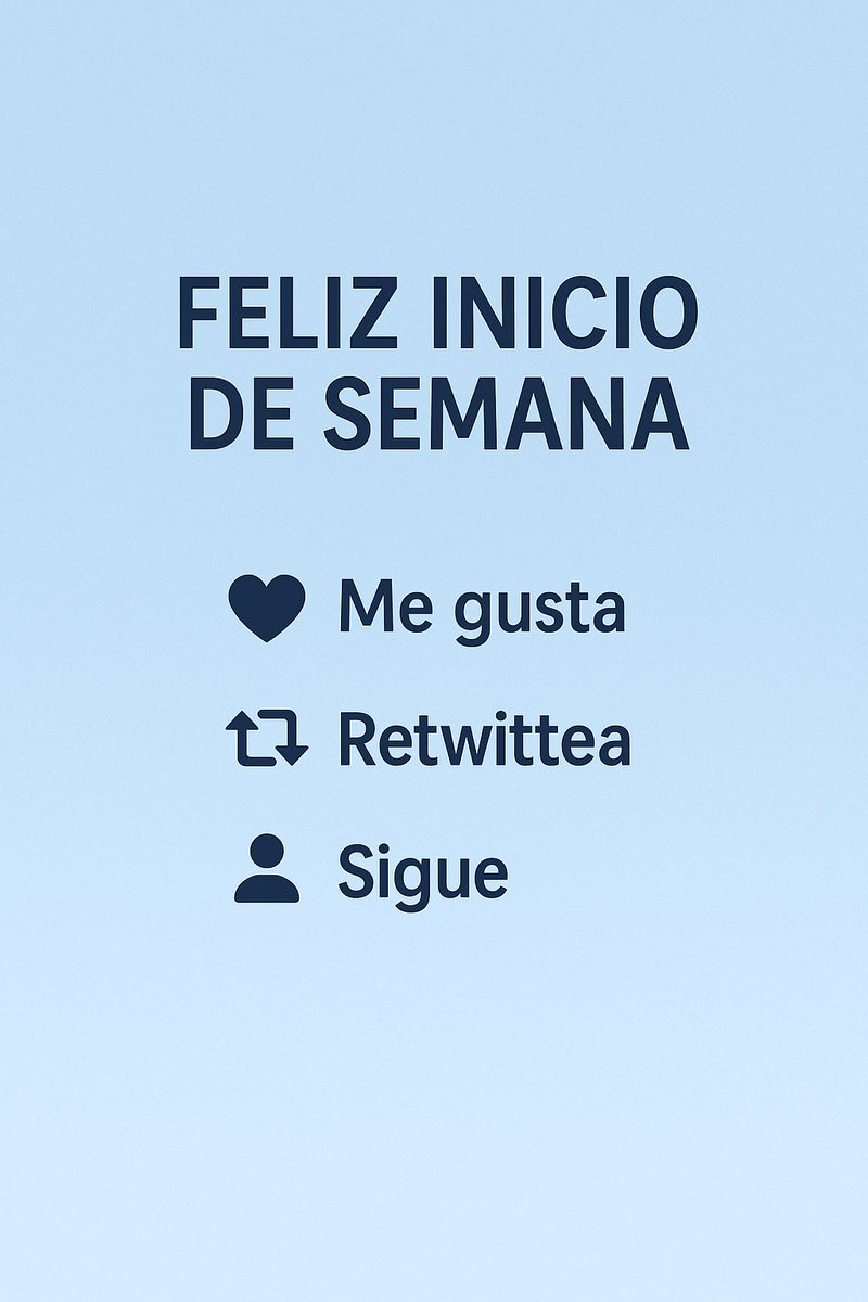 DanielC021vet's tweet image. 🚀 Arranca la semana con fuerza 🚀
El lunes no es castigo, es la pista de despegue.

🔥 Hoy cada like, cada RT y cada follow abre caminos.
🤝 Conectemos, apoyemos y hagamos crecer esta comunidad.

Que el inicio de semana sea grande… y lo que construyamos aún más. 🌟