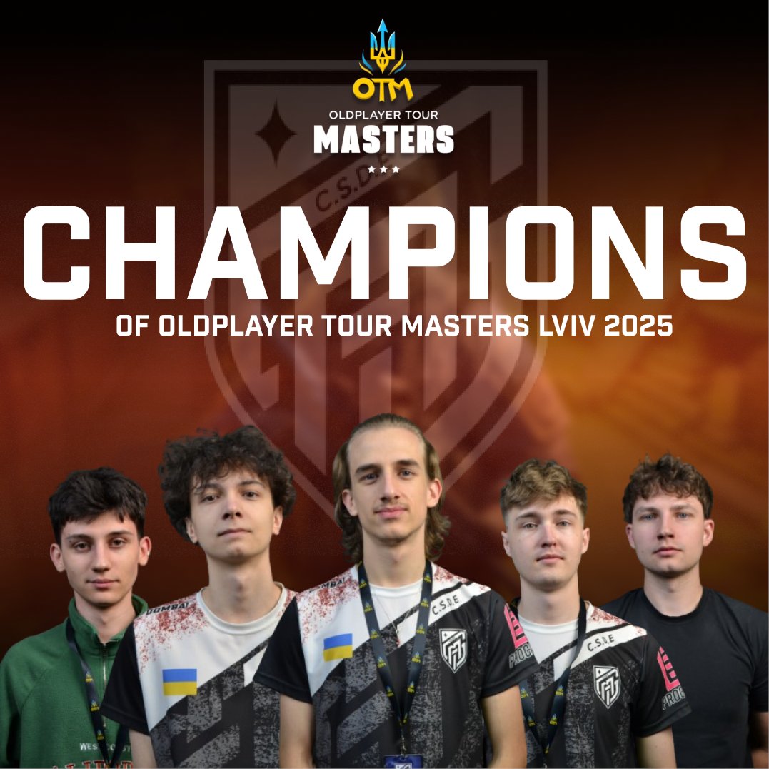 OldplayerTM's tweet image. @csdeGG  — WINNERS OF OLDPLAYER TOUR MASTERS LVIV 2025