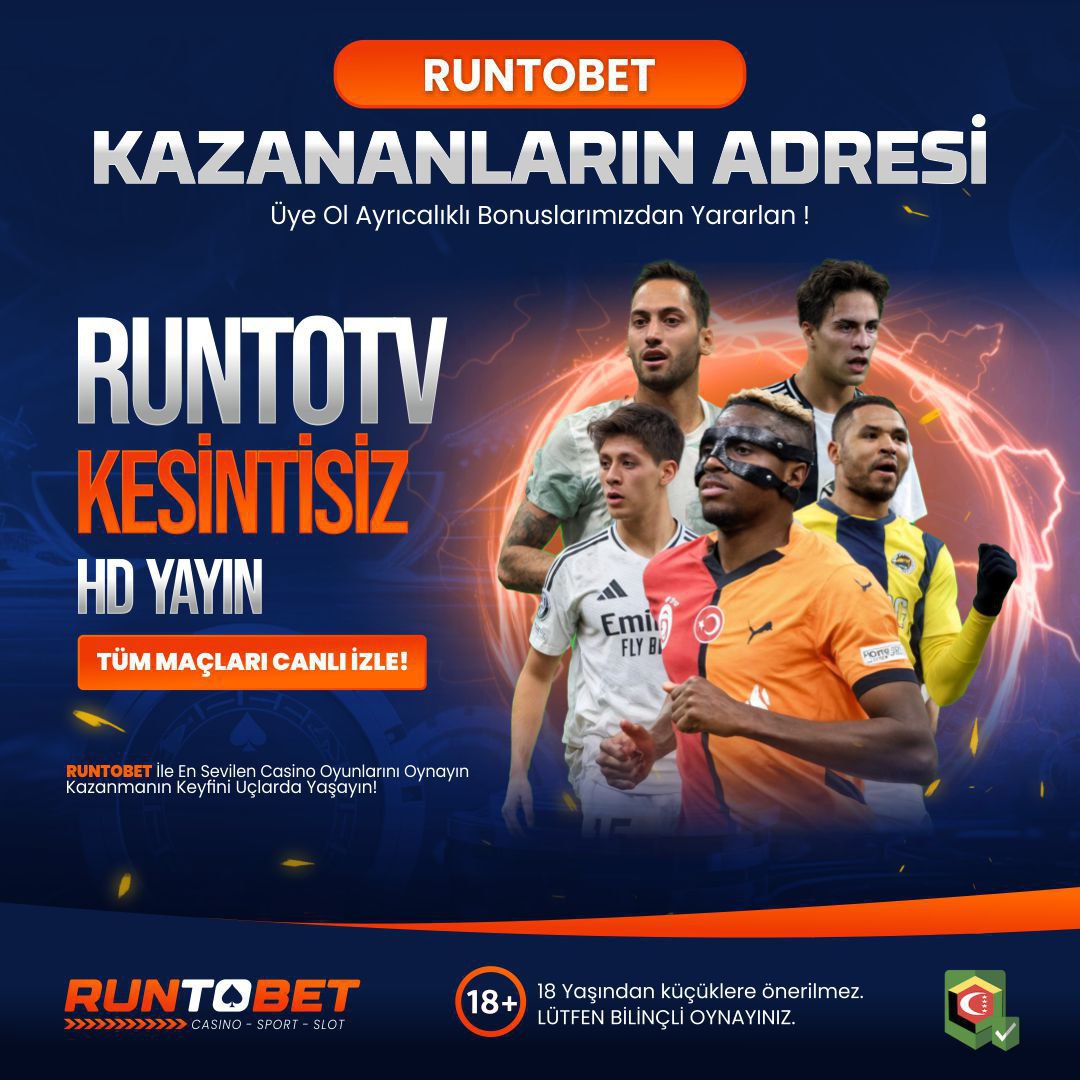 💎 RUNTOTV ile kesintisiz FULL HD Maç yayınları sizi bekliyor! 

🎉 Maç esnasında kesintiye, yayın duraksamalarına son!

📺 Ücretsiz bir şekilde tüm maçları canlı izlemek için:

📌 runtotv1.com
