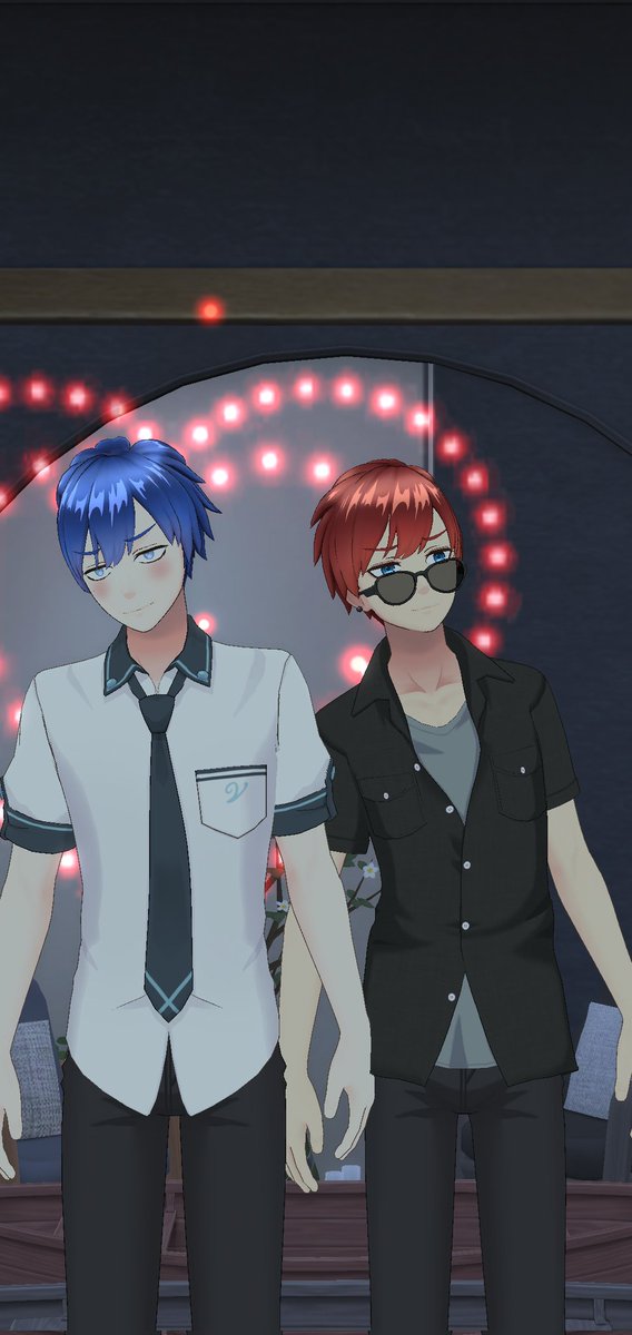 弟と紛らわしいので、髪色をやよいブルーに変えときました。チャラい弟を持つと大変だわぁ。。