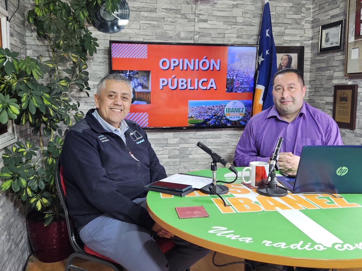 #MOPenMedios

#Ahora Seremi de Obras Públicas, José Luis Hernández, participa de programa "Opinión Pública de Radio Presidente Ibañez.

🎙Junto al conductor Daniel Miranda, aborda el avance de las principales obras de conectividad en la región, y las recientes inauguraciones