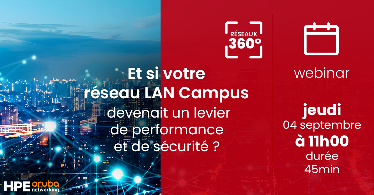 Face au #Télétravail, au #Cloud, à l'#IoT, et aux exigences réglementaires vos infrastructures IT peinent à suivre la cadence ? ❌

👉 Des solutions existent. Et on vous en parle le 4 septembre dans un webinar interactif !
 
👉 Inscription gratuite : information.sfrbusiness.fr/inscription-li…