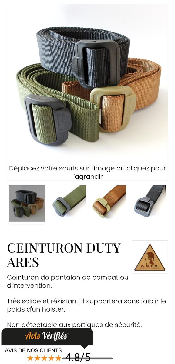 ARESの5.11のパチモンみたいなこのベルトがほしいのよね