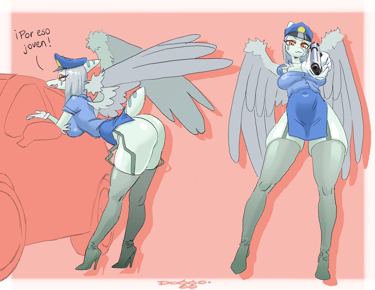 Fang se hizo policía 🚔🚨
¡Levanté las manos!

Fang becomes a cop 🚔🚨
You are under arrest!

#Snootgame #GoodbyeVolcanoHigh 
#chicastrabajadoras #nosehacerfondos